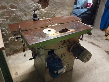 Macchina combinata lavorazione legno con accessori