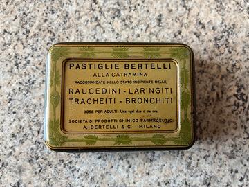 Scatoletta in latta pastiglie Bertelli