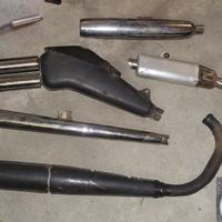 marmitte varie per moto vintage