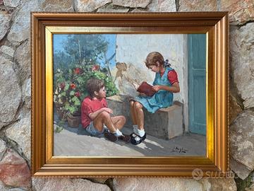 Quadro -Scolari- dipinto a olio