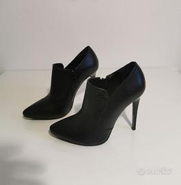 Tronchetto Nero donna con tacco a spillo 12cm
