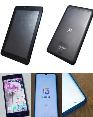 lotto 2 smartphone  + tablet 7 pollici funzionanti