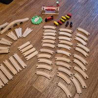 pista trenino in legno 