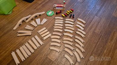 pista trenino in legno 