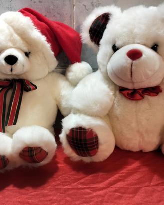 peluches orsacchiotti natalizi