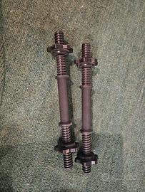 Manubri in plastica regolabili e con ferma dischi