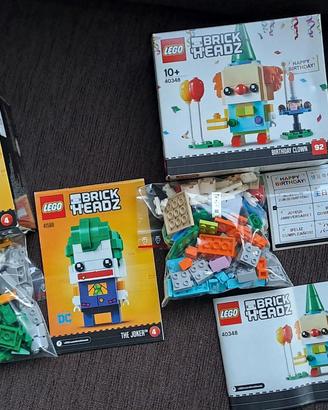 Lotto 2 LEGO BrickHeadz - 41588 Joker +40348 Clown
