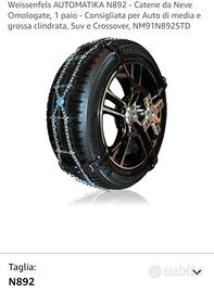 catene da neve a ragno nuove