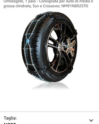 catene da neve a ragno nuove