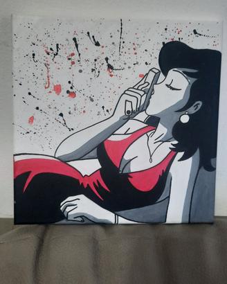 quadro 40x40 cm Margot serie Lupin