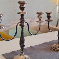candelabri d'argento