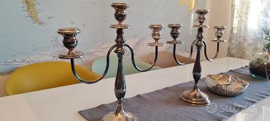 candelabri d'argento