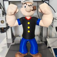 Braccio di Ferro (Popeye) in stampa 3D