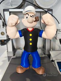 Braccio di Ferro (Popeye) in stampa 3D