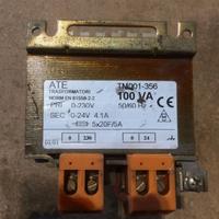 Trasformatore TM001-356 100 VA 50/50Hz ATE norm EN
