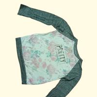 maglione bambina con scritta pretty