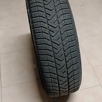 4 ruote da neve (cerchi+gomme) con pochissimi Km
