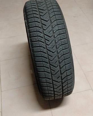 4 ruote da neve (cerchi+gomme) con pochissimi Km