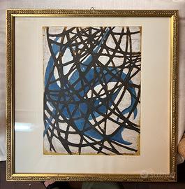 Giuseppe Migneco – Composizione astratta blu