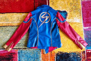 Giubbotto biker Ms.Marvel,Disney Store,Tg.13/14 an