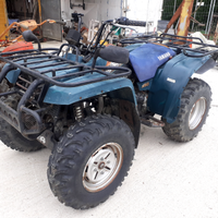 Quad Yamaha 4x4 con trincia