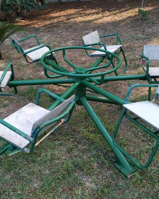 Giostra girevole zincata