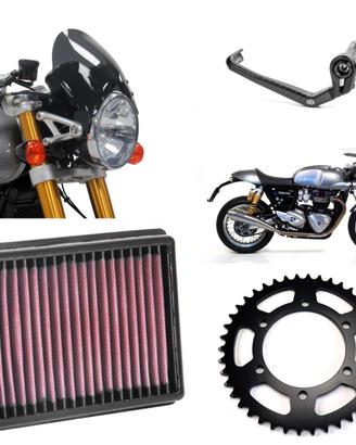 Triumph Thruxton 1200 R Rs plexi disco centralina
