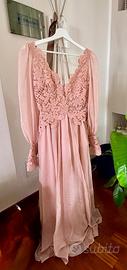 Abito da cerimonia Atelier Emè tg 42 rosa antico