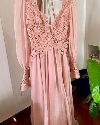 Abito da cerimonia Atelier Emè tg 42 rosa antico