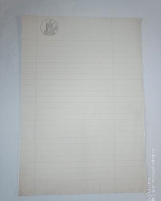 Carta bollata vergine 1961