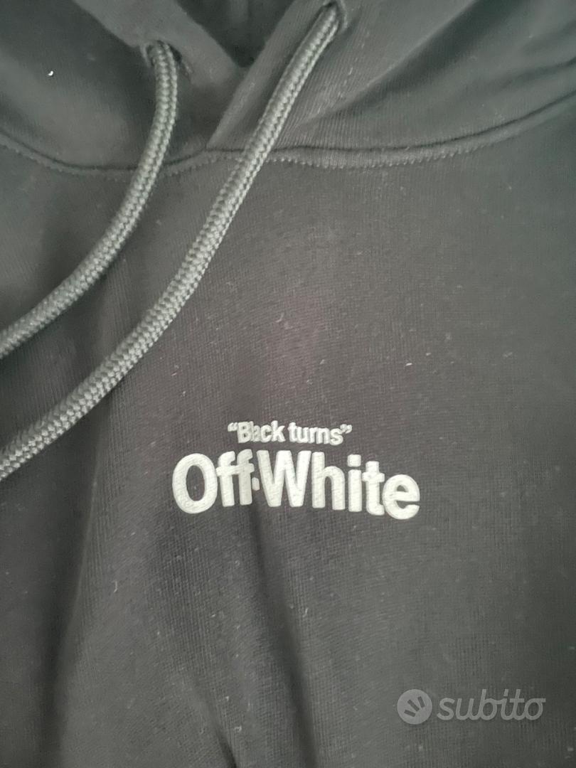 Felpa off white black turns deals