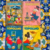 Lotto 4 Fumetti Topolino incluse edizioni rare