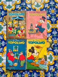 Lotto 4 Fumetti Topolino incluse edizioni rare