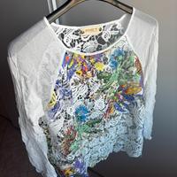 Camicia/blusa ricamata Met Tg. S