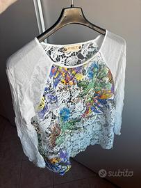 Camicia/blusa ricamata Met Tg. S