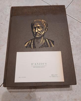 Libro Storico "Cesare" (1958) + Raro Segnalibro 