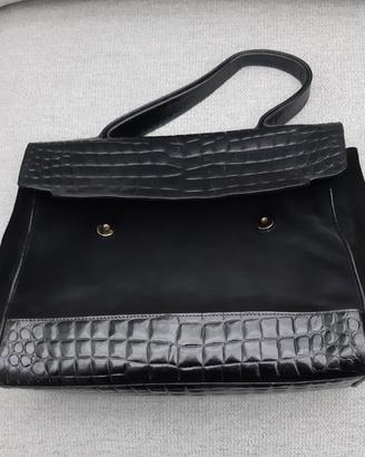 Borsa a mano in pelle scamosciata  Martinelli