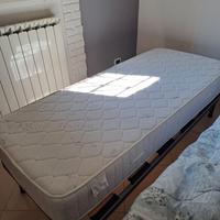 Materasso singolo con rete ortopedica 