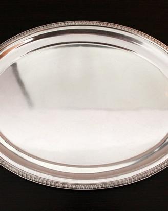 Vassoio Impero Ovale in argento 800