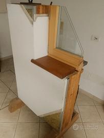 Campione di parete in legno da esposizione