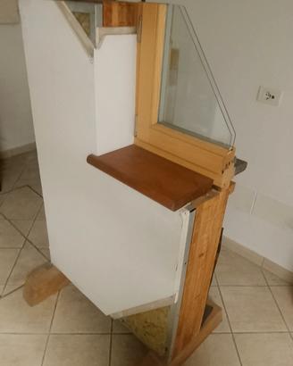 Campione di parete in legno da esposizione