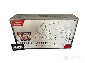 Case teche in acrilico per upc 151 pokemon