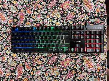 Trust Gaming GXT 838 Azor Kit Mouse e Tastiera