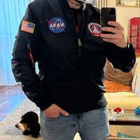 Bomber Alpha Industries Reversibile NASA