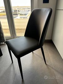 Sedia ecopelle grigio