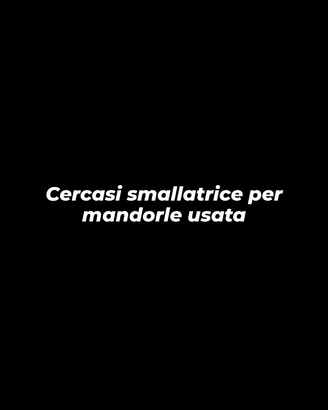 Smallatrice per mandorle