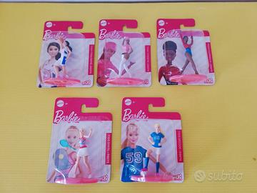 5 BARBIE MICRO COLLEZIONE - SPORT - MATTEL
