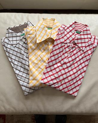 3 camicie Benetton da uomo