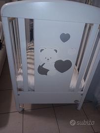Culla in legno bianco