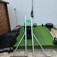 Staffe da palestra per corde e anelli in acciao